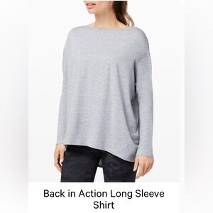 Back in Action Long Sleeve Lululemon